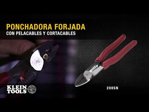 PONCHADORA FORJADA CON PELACABLES Y CORTACABLES. - Mod. 2005N